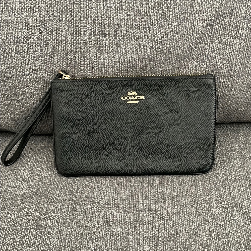 Coach Black Wristlet